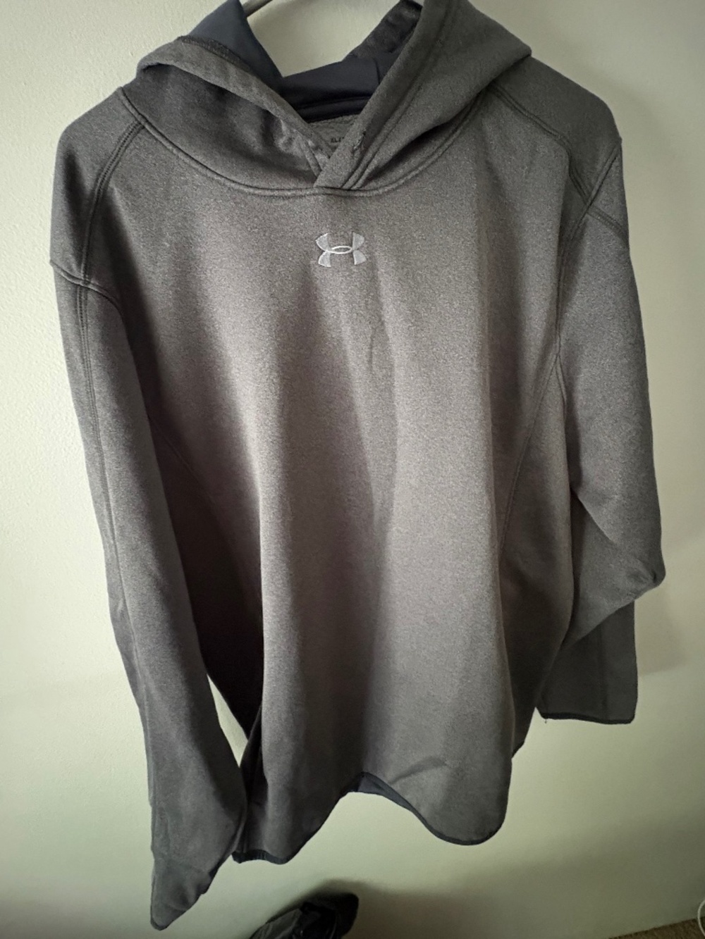 Under Armour Grey Fleece Hoodie Size Mens XL